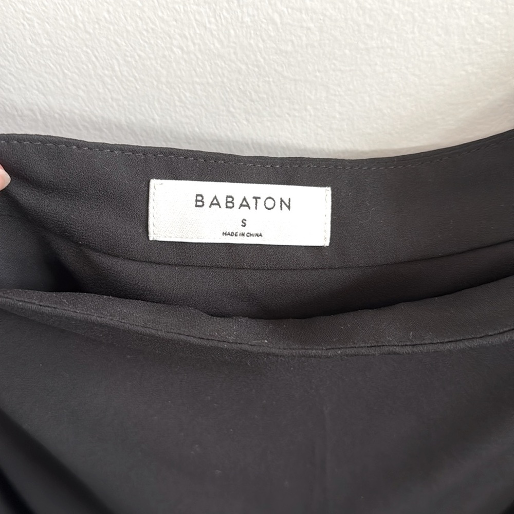 Aritzia Babaton Malik Blouse, Black, size small - Picture 5 of 6